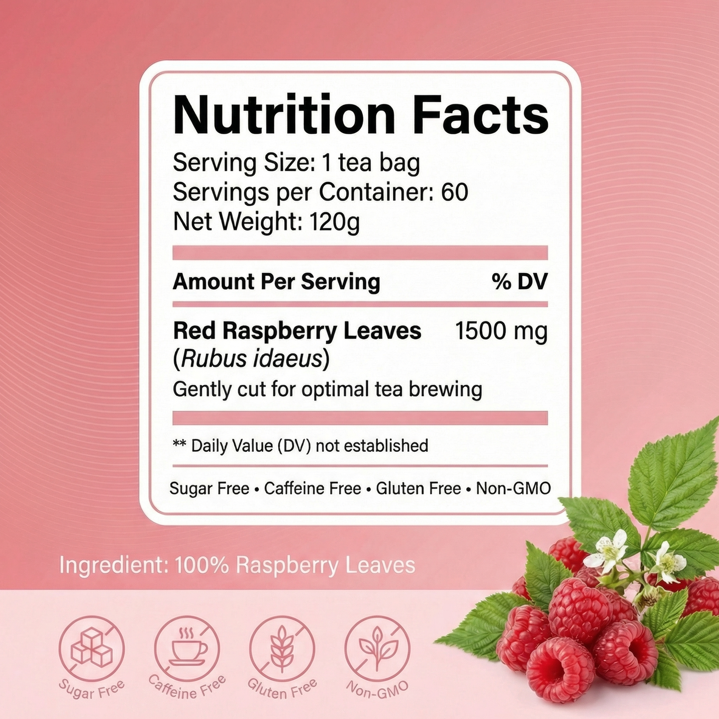 EaseHer™ Raspberry Leaf Tea
